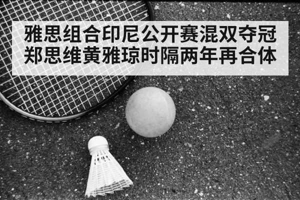 Zheng Siwei Huang Yaqiong badminton